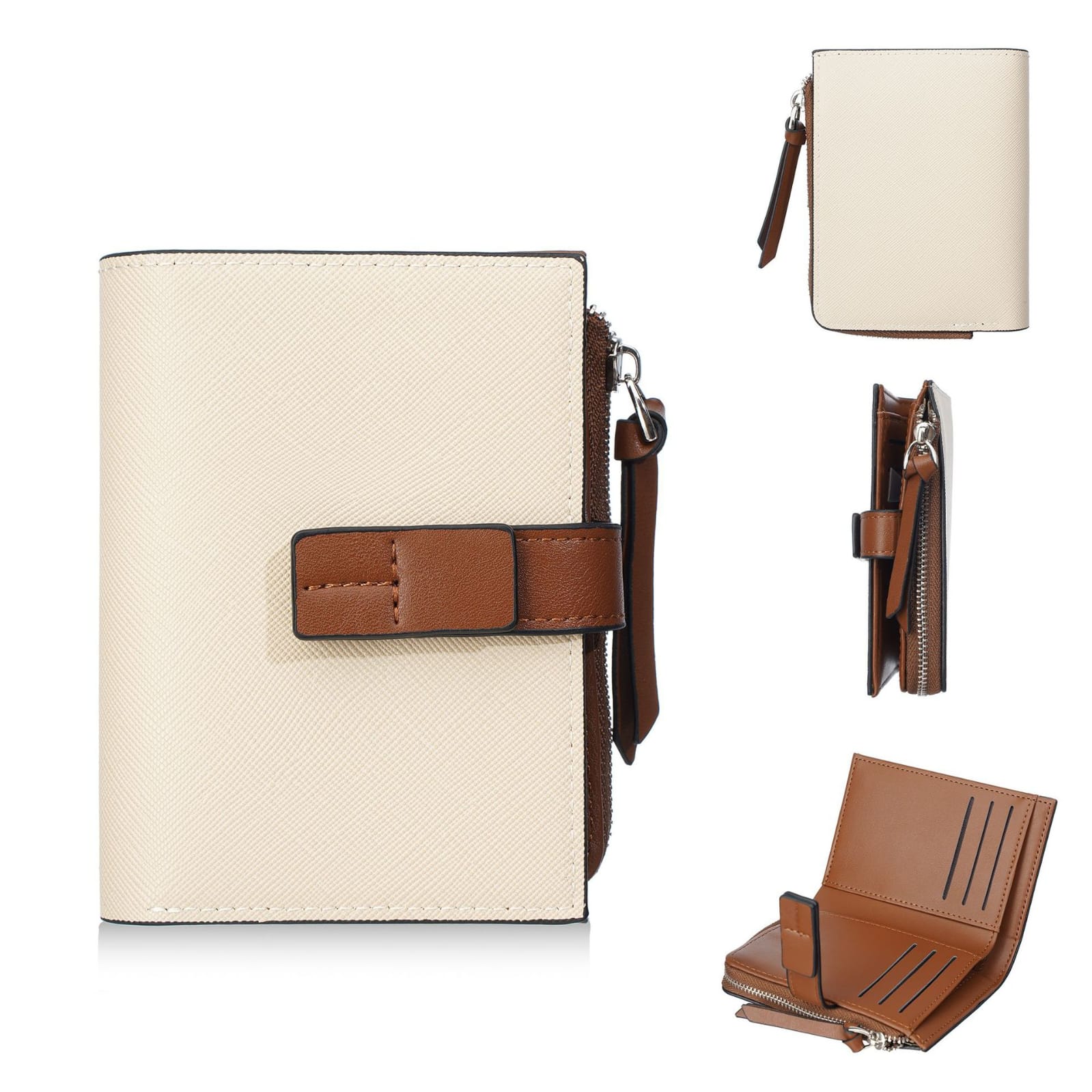 Cartera crema